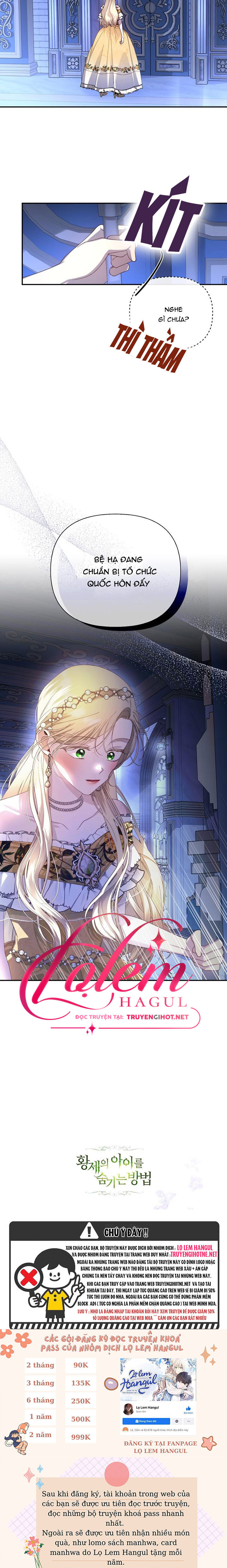 cách che giấu đứa con của hoàng đế chapter 54.2 1