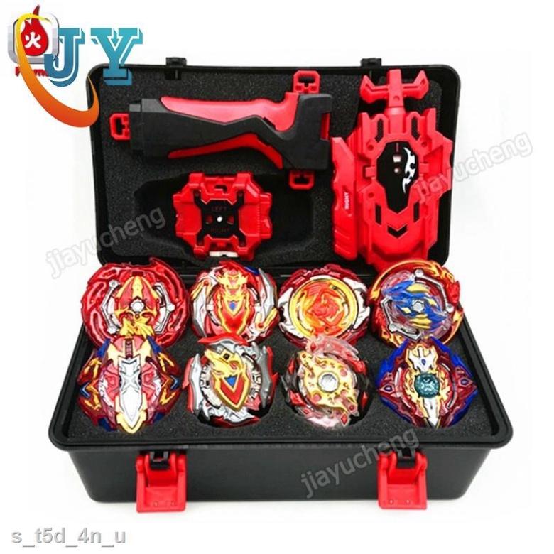 Bộ công cụ giải trí cù vô cực Beyblade kim khí 4D kèm bệ phóng ngộ nghĩnh