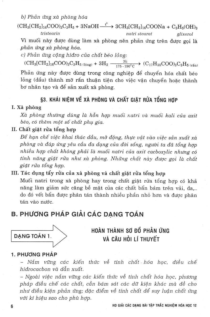 Sách Hướng Dẫn Giải Các Dạng Bài Tập Trắc Nghiệm Hoá Học 12