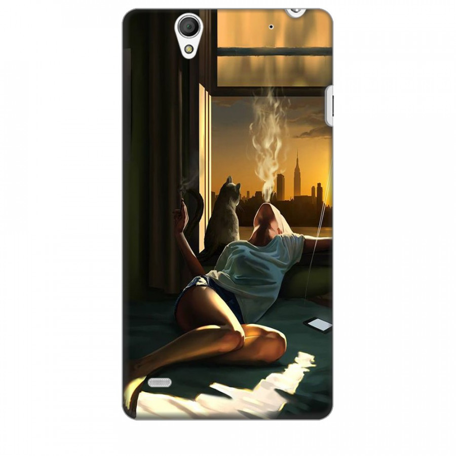 Ốp lưng dành cho điện thoại SONY C4 Cô Đơn Mình Em