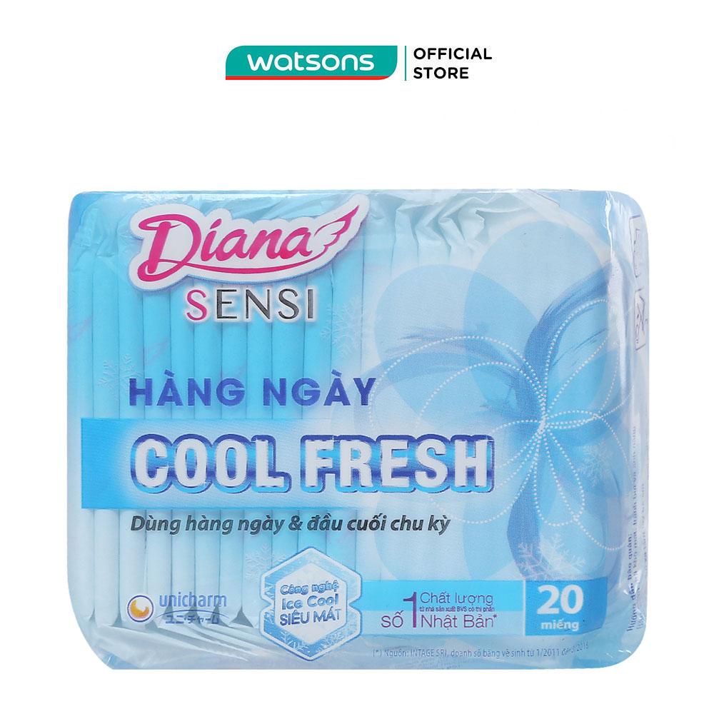 Băng Vệ Sinh Diana Hàng Ngày Sensi Cool Fresh 20Miếng