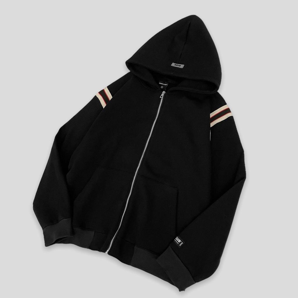 Áo Hooded Jacket Odin Club, Áo Hoodie Kéo Khóa Form Rộng Unisex, Local Brand ODIN CLUB