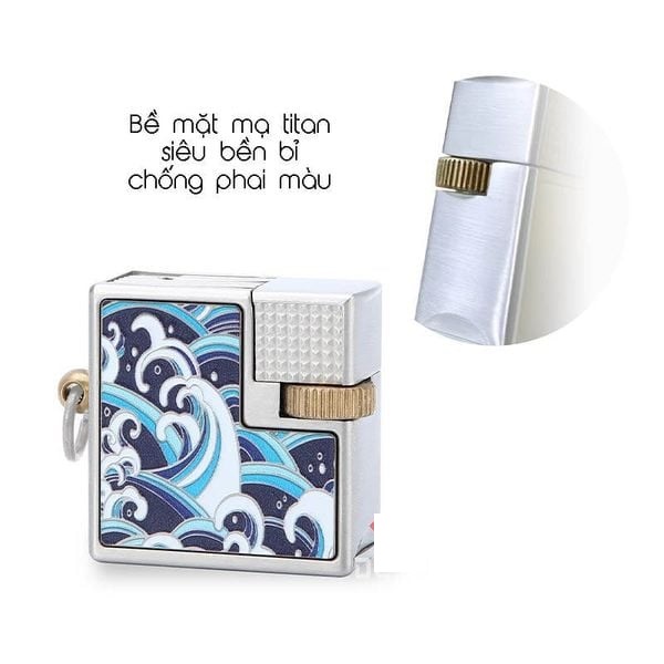 Vỏ hộp quẹt xăng đá CF-720 có móc treo chìa khóa (Giao ngẫu nhiên)