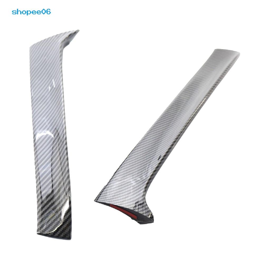 1 Cặp Cánh Gió Gắn Cửa Sổ Sau Xe Hơi Bằng Sợi Carbon Bền Bỉ Cho VW Golf 7 Station Wago 14-17