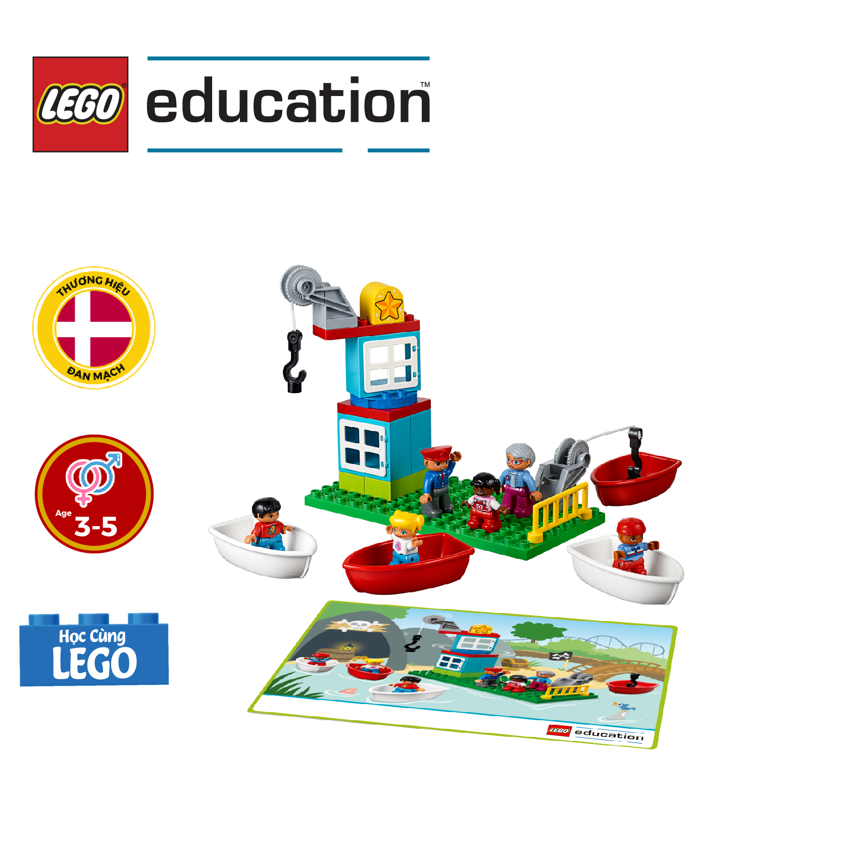 Bộ Lắp Ráp LEGO EDUCATION Công Viên Của Bé 45024 (295 Chi Tiết)