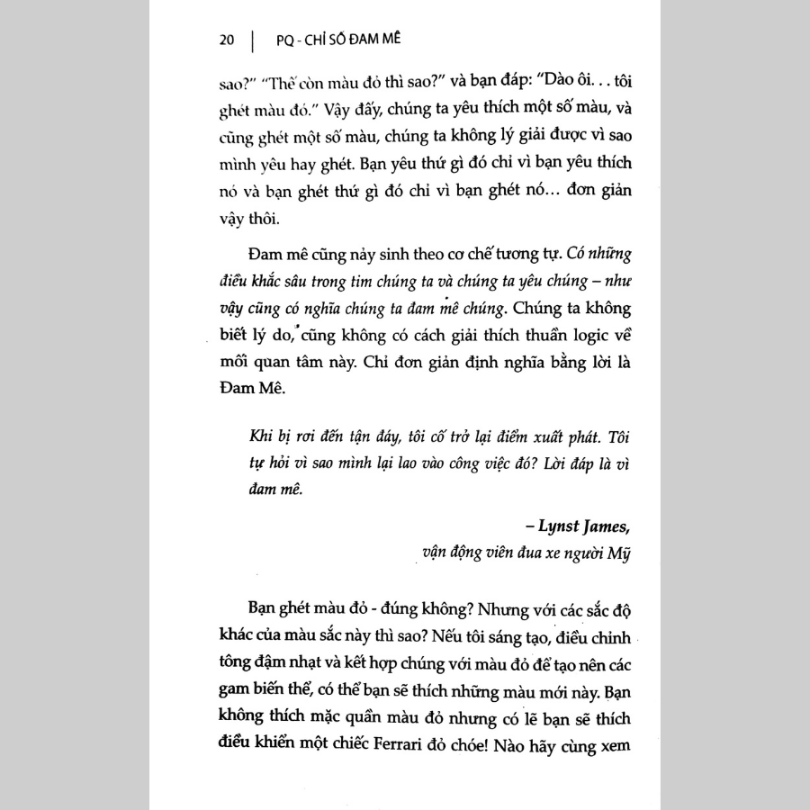 PQ - Chỉ Số Đam Mê