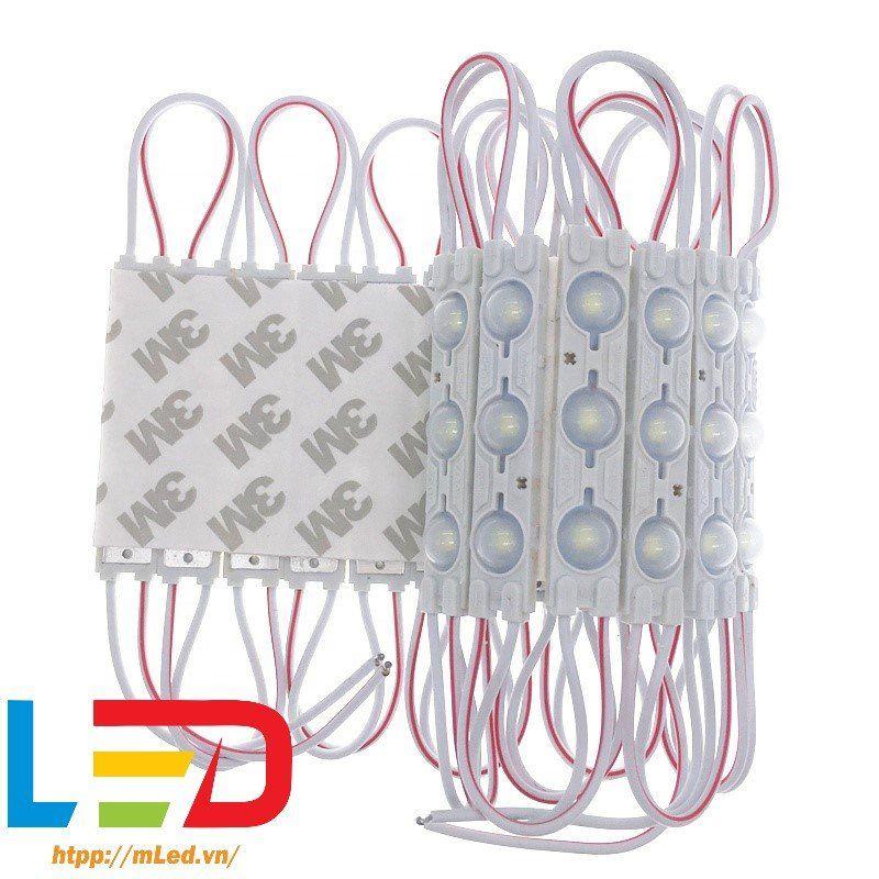 Led hắt 3 bóng mắt lồi siêu sáng (20 bóng/1 vỉ)