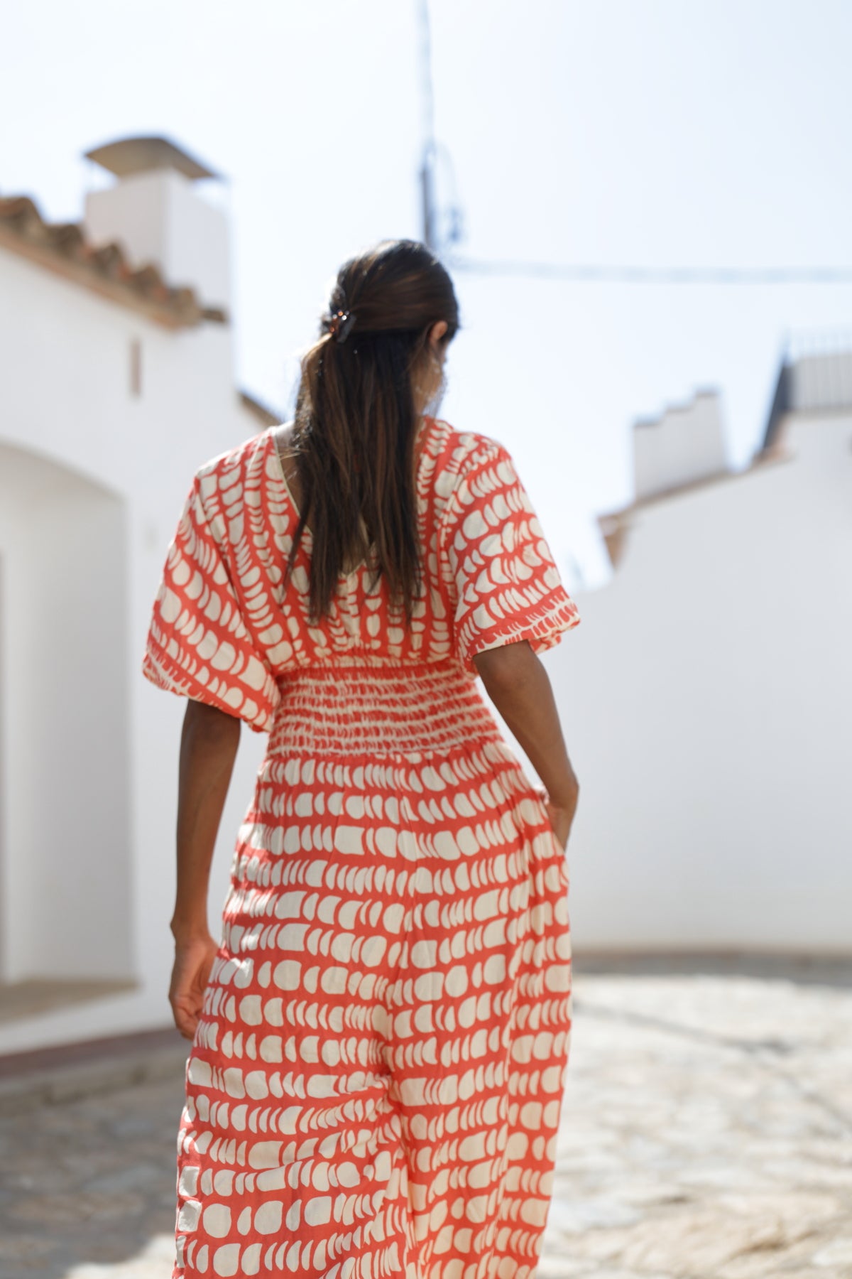 Maxi Trễ Vai Cotton Cao Cấp Luna Llena