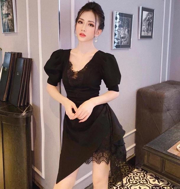 Đầm Dự Tiệc Phối Ren