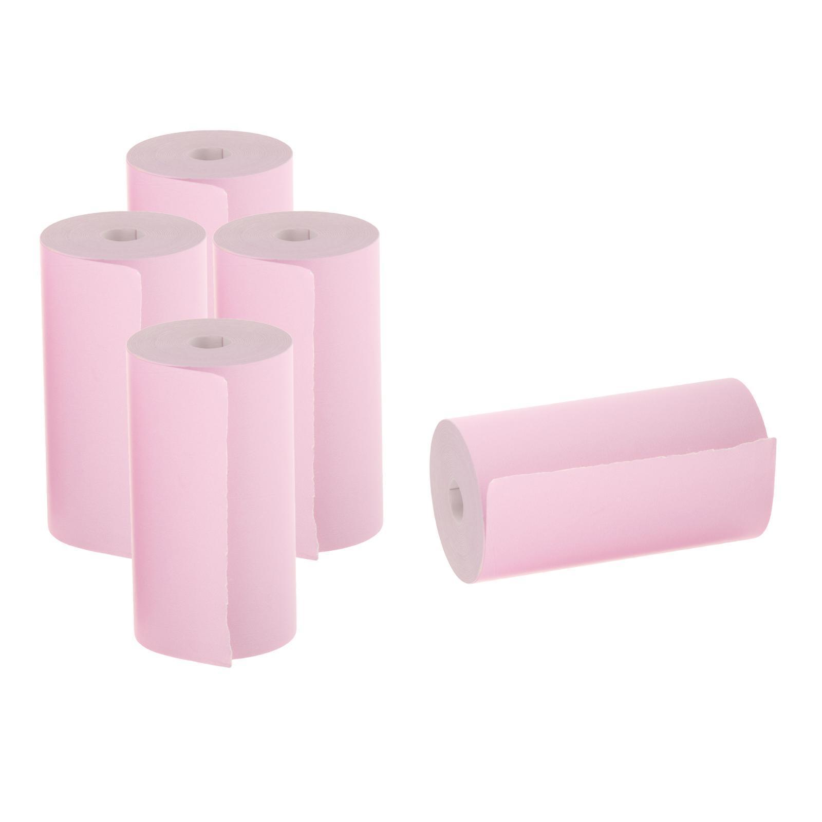 5pcs Colored Printing Paper Roll Thermal Printer Portable 57x30mm