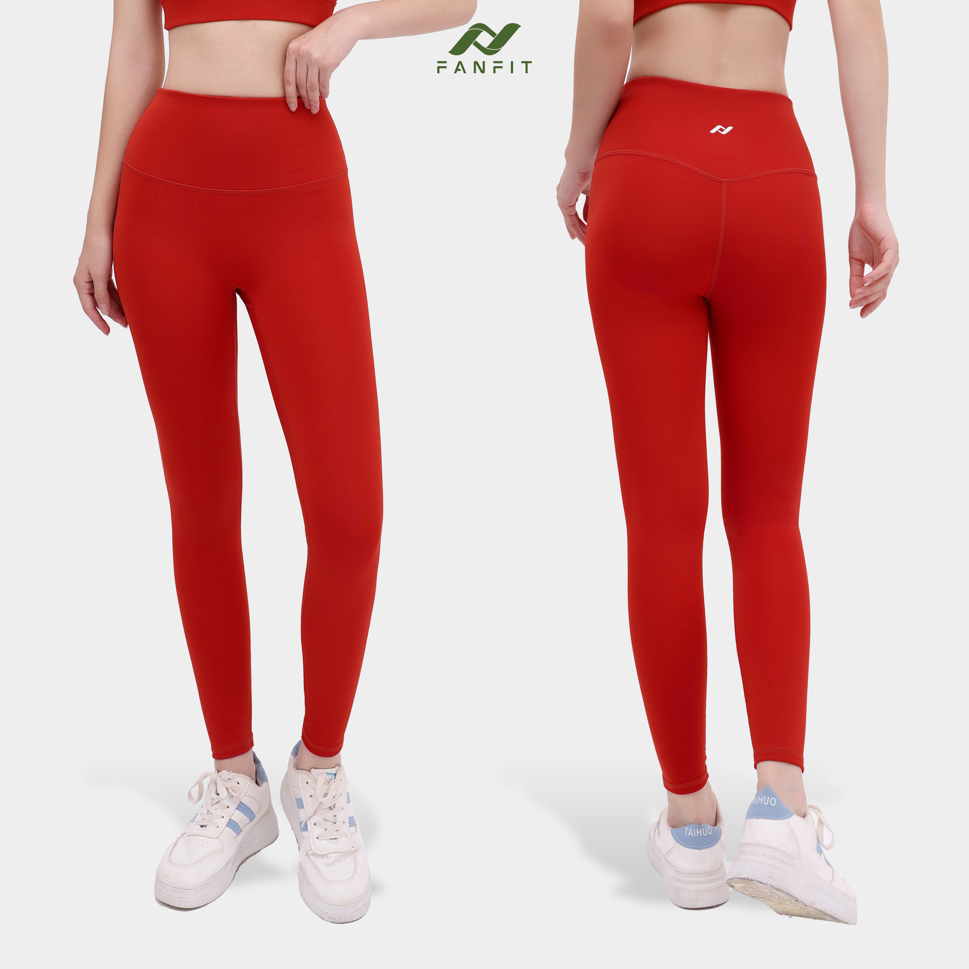 Quần legging thể thao tập Gym Yoga Pilates không đường may giữa nhạy cảm FFLG002 - FANFIT