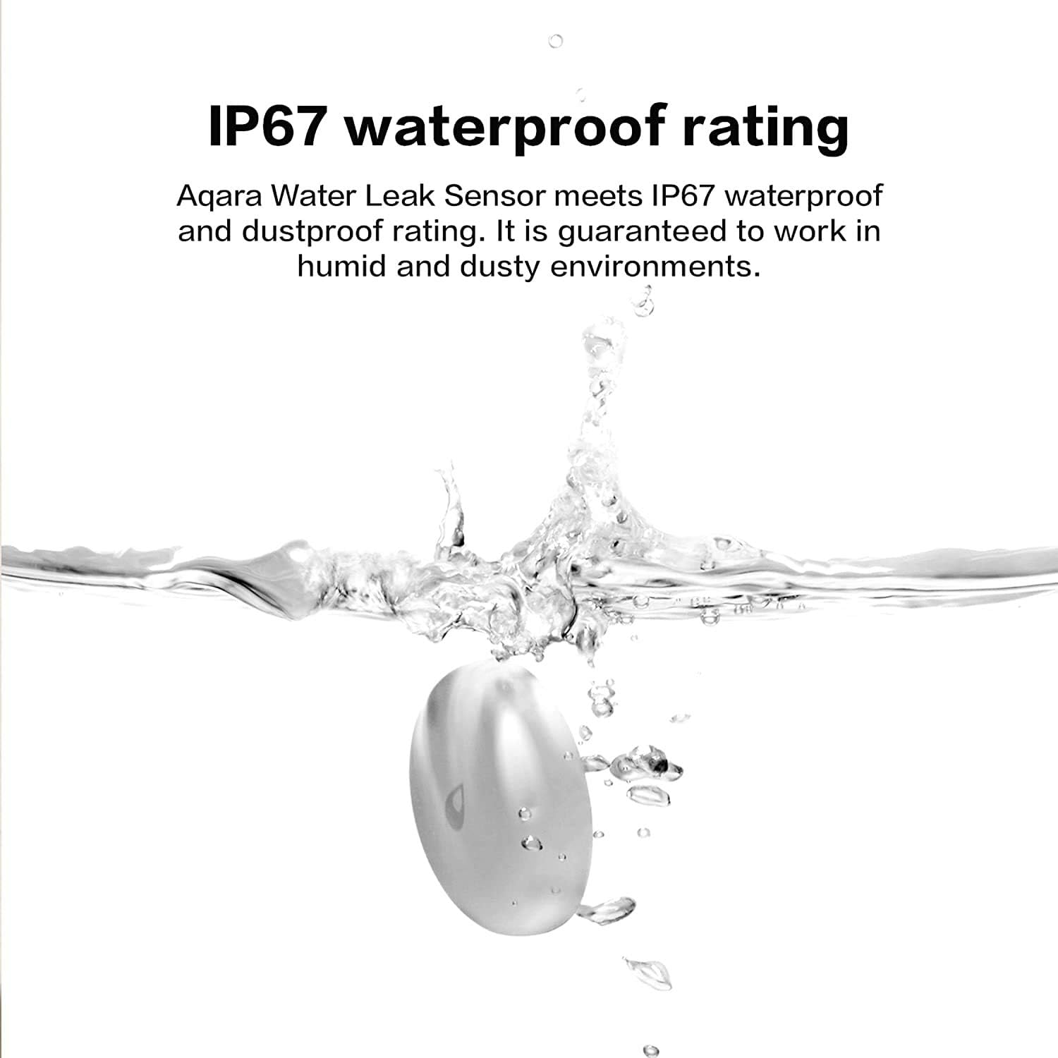 Cảm biến tràn nước Aqara Water Leak Sensor T1 WL-S02D, bản quốc tế, Zigbee 3.0, bản quốc tế, hàng chính hãng