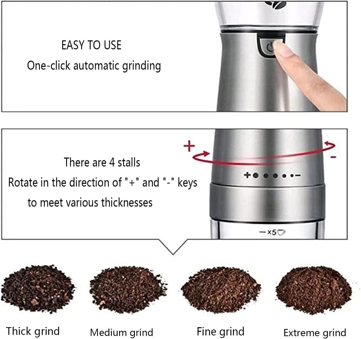 Máy Xay Cà Phê Điện Cầm Tay, Máy Xay Tự Động Máy Xay Cà Phê Hạt