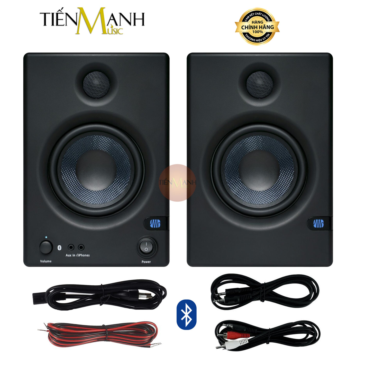 [Một Cặp, Bluetooth] PreSonus E5 BT Loa Kiểm Âm Nghe Nhạc Eris Powered Studio Monitor Speaker E5BT Pair Hàng Chính Hãng