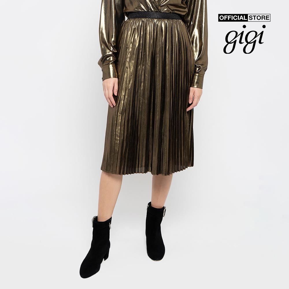 GIGI - Chân váy midi xếp li hiện đại G3302S212535