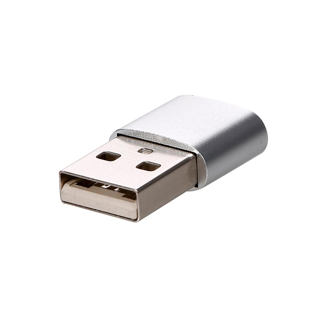 Type-C to USB Adapter USB 2.0 Adapter High Speed Transmission Adapter Aluminium Alloy Shell Adapter for Computer Phone