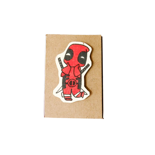 Thiệp Tình Yêu Hộp Diêm Deadpool I Found Someone As Weird As Me LV030