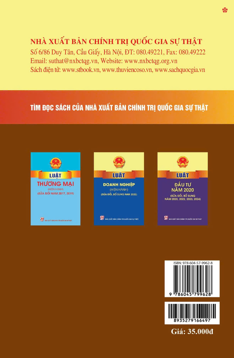 Luật kinh doanh bất động sản năm 2023 (sửa đổi, bổ sung năm 2024) bản in 2024