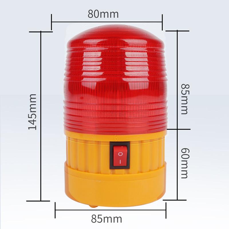 Đèn cảnh báo đèn flash đầy pin khô xe hơi xe công nghiệp cấp khẩn cấp strobe light beacon tín hiệu