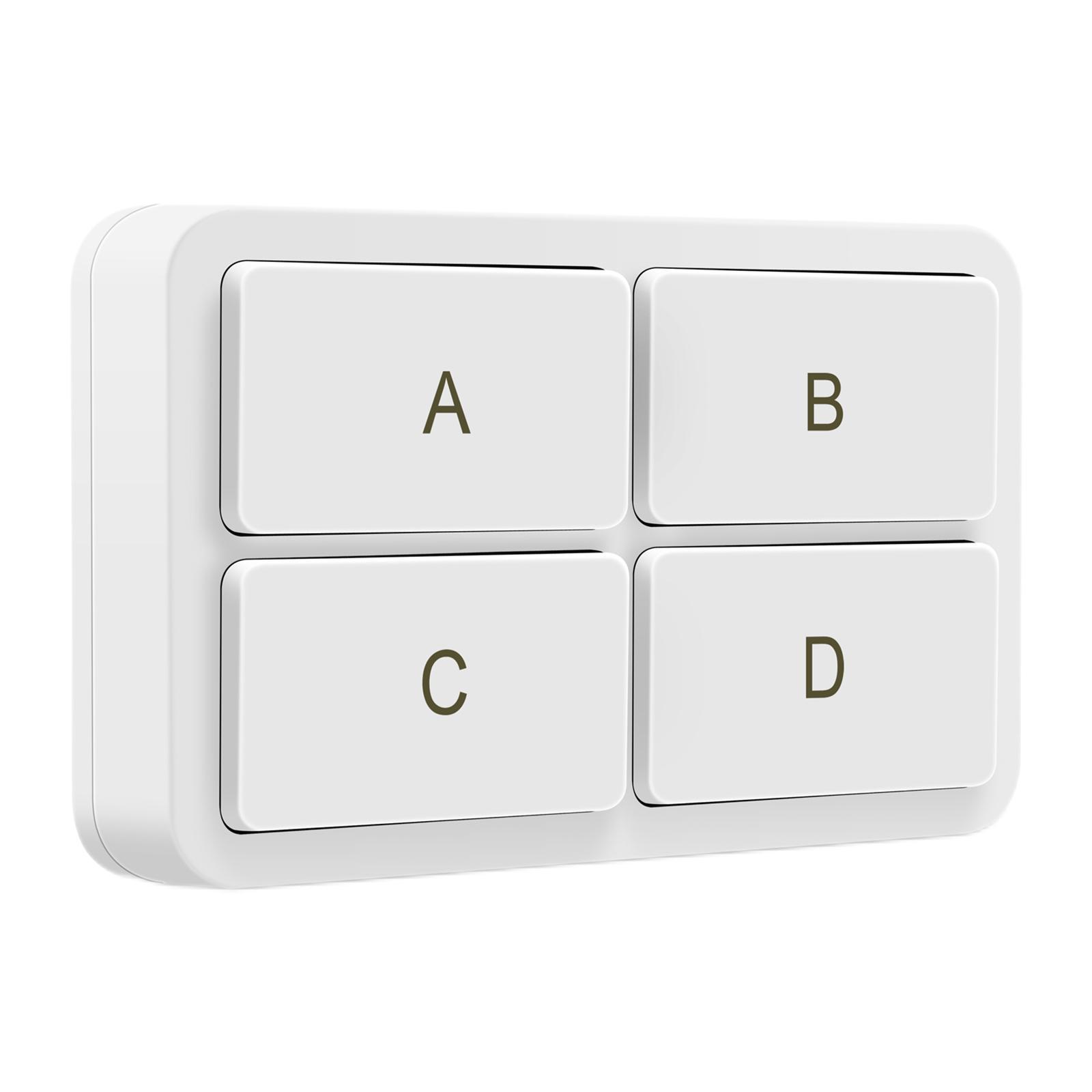Wireless Smart Switch Button for   Hub Required 4 Buttons for Curtains