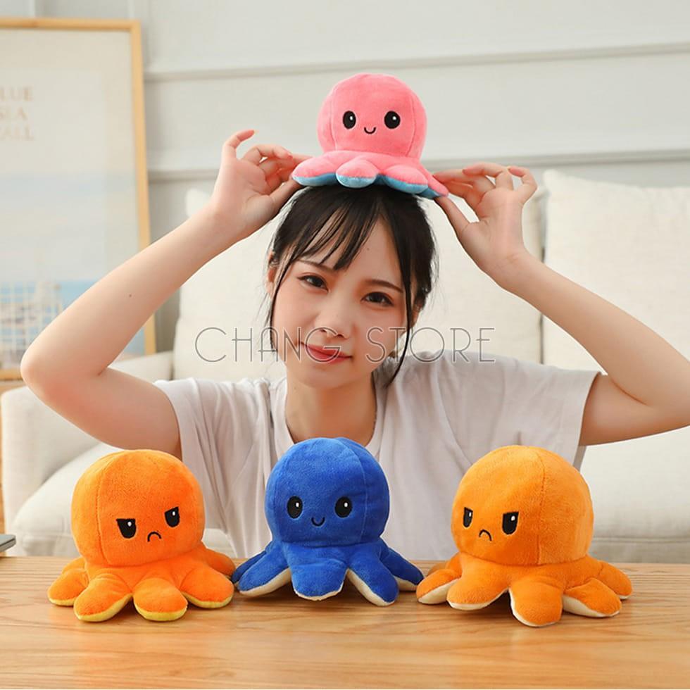 Thú bông Bạch tuộc cảm xúc 26cm, hàng Việt Nam, chất lượng cao