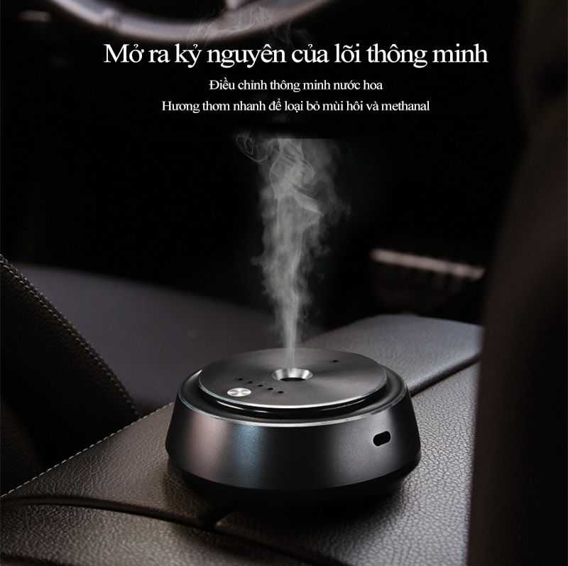 Máy Khuếch Tán Tinh Dầu Xe Hơi Thông Minh HL01 - Cảm Biến Khởi Động & Dừng Tự Động - Sản Phẩm Công Nghệ 2023.