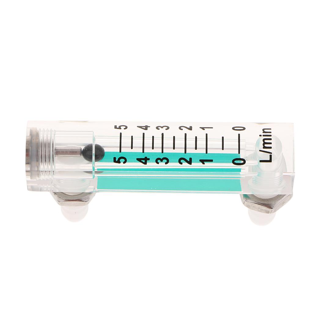 0.5-5LPM Oxy Acrylic Đo Lưu Lượng Dòng Chảy Nhanh Với Van Cho Không Khí, để Đo Khí Pha Không Xung Chảy