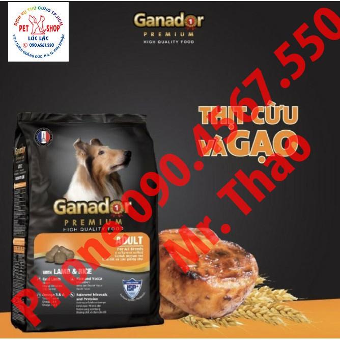 [1.5 KG] Thức ăn cho chó trưởng thành Ganador vị thịt cừu &amp; gạo - Ganador Lamb &amp; Rice 1.5 KG