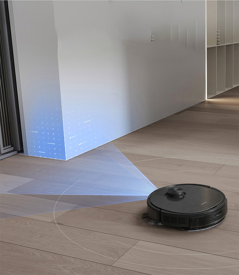 Robot hút bụi lau nhà Ecovacs Deebot T9 Aivi Plus Phiên bản nâng cấp của T8 Aivi Plus Tự dọn hộp rác Lau hút đồng thời Tích hợp lọc không khí và tỏa hương thơm Công nghệ lau rung loại bỏ vi khuẩn Hàng Chính Hãng