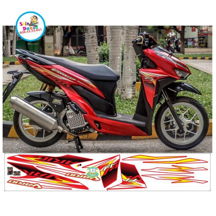 Tem xe vario 150 dán xe đỏ tuấn decal