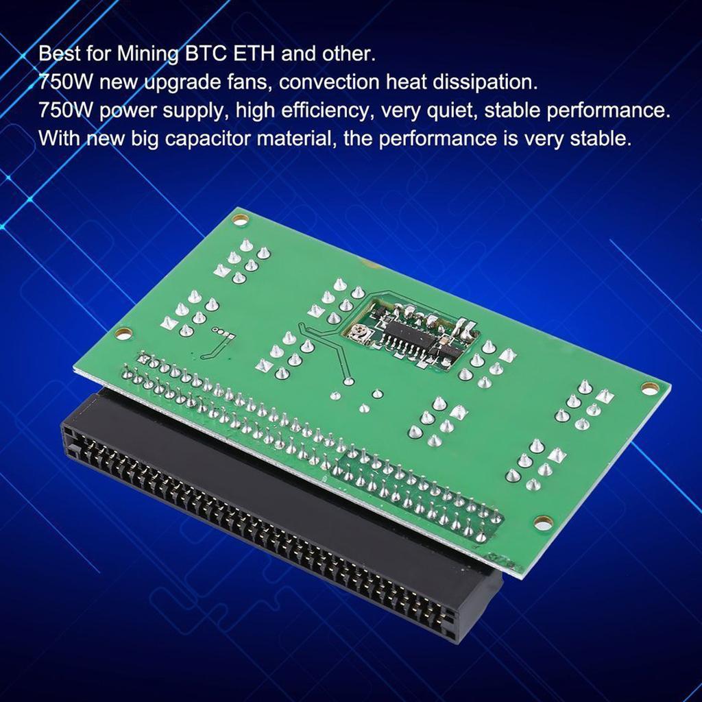 94%  750 Watt Power Supply  for GPU Open Rig  , ZEC