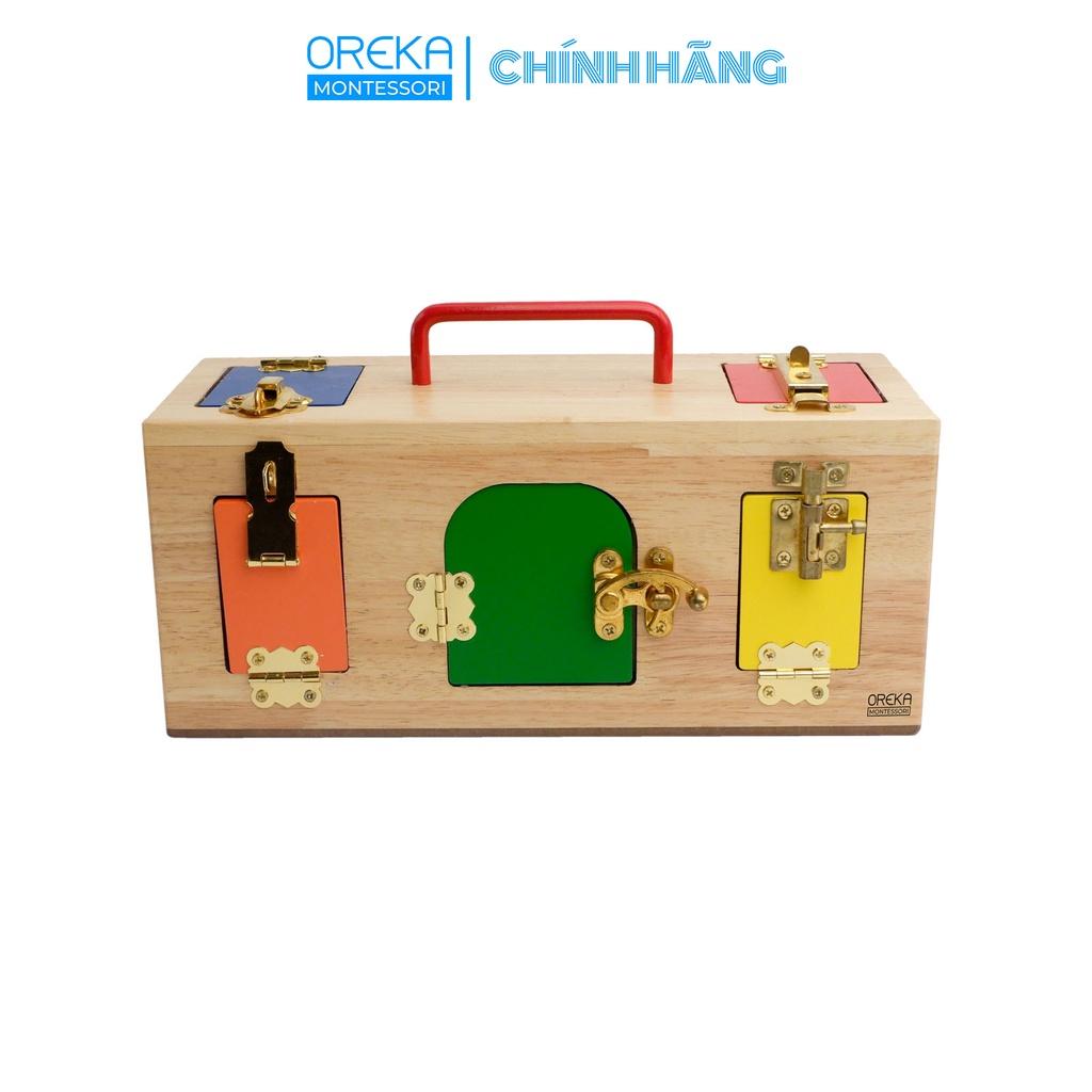 Đồ chơi trẻ em Oreka Montessori Hộp các loại Khóa - 0260700