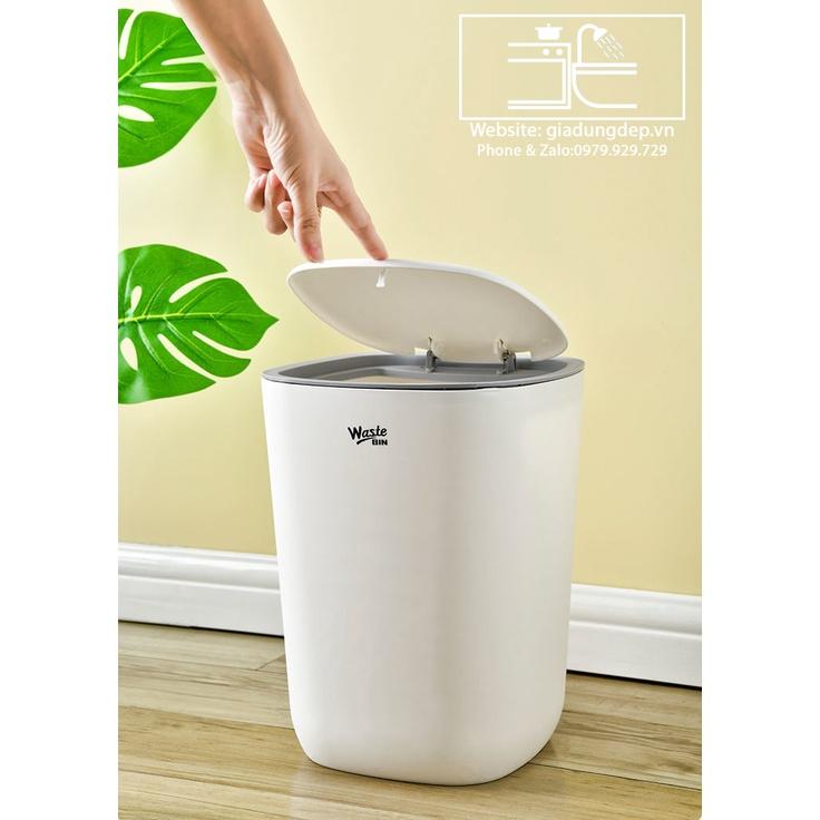 Thùng rác phòng khách - phòng tắm - nhà bếp - nhà vệ sinh - Loại TO - Nhựa cao cấp - ngăn vi khuẩn phát triển