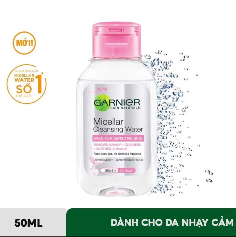 Nước Tẩy Trang làm Sạch Sâu Garnier Micellar Cleansing Water