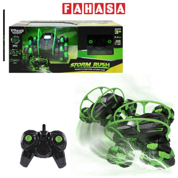 Đồ Chơi Siêu Xe Biểu Diễn Storm Rush Điều Khiển Từ Xa - Vecto VT619/GR - Màu Xanh Lá