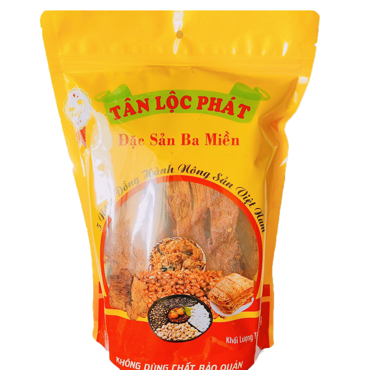 THỊT BÒ KHÔ MIẾNG MỀM CAY NHẸ TÂN LỘC PHÁT HŨ 500G SIZE NHỎ