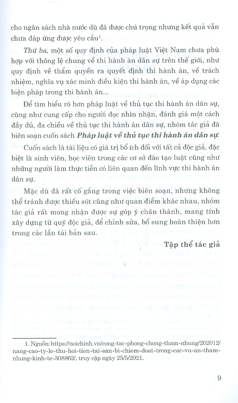 Pháp Luật Về Thủ Tục Thi Hành Án Dân Sự