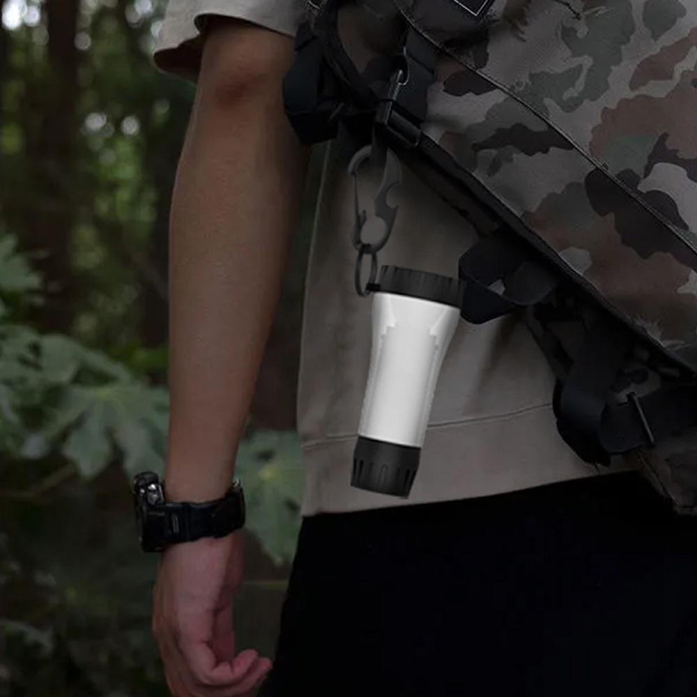 LED Campsite Lantern Retractable Tent Light Waterproof Flashlight with 3 Light Modes for Outdoor Camping Hiking Fishing