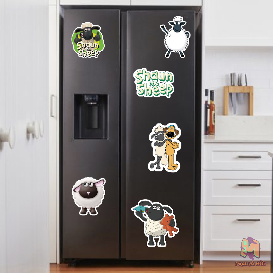 Miếng dán Stickers phim Shaun the Sheep Movie