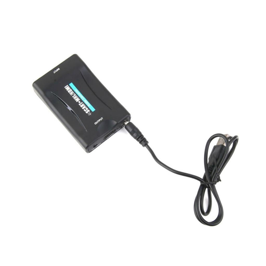 Scart To HDMI Converter Audio Video Adapter For 1080P HDTV STB Box