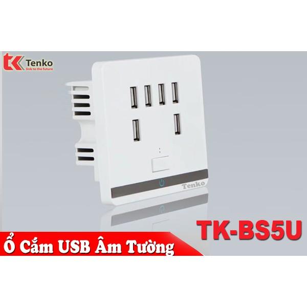 Ổ Cắm USB Âm Tường 6 Cổng Cao Cấp TK-BS6U - Hàng Chính Hãng