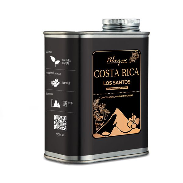 [Premium] Cà phê Blagu dòng cao cấp Arabica - Vùng Costa Rica Los Santos - Rang Medium -250g | Specialty Coffee
