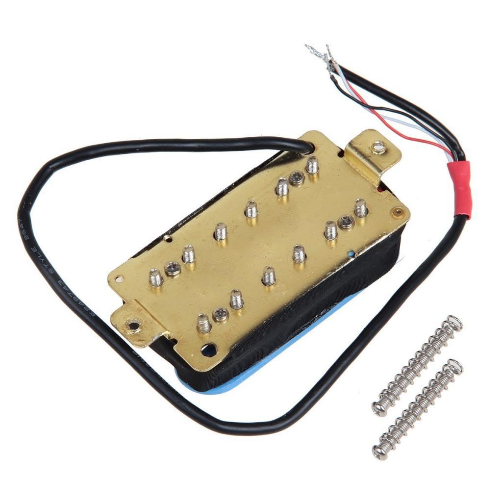 Đàn Guitar Điện Humbucker Bán Tải Đôi Phối Cổ Cầu Bán Tải Bộ Xanh Dương