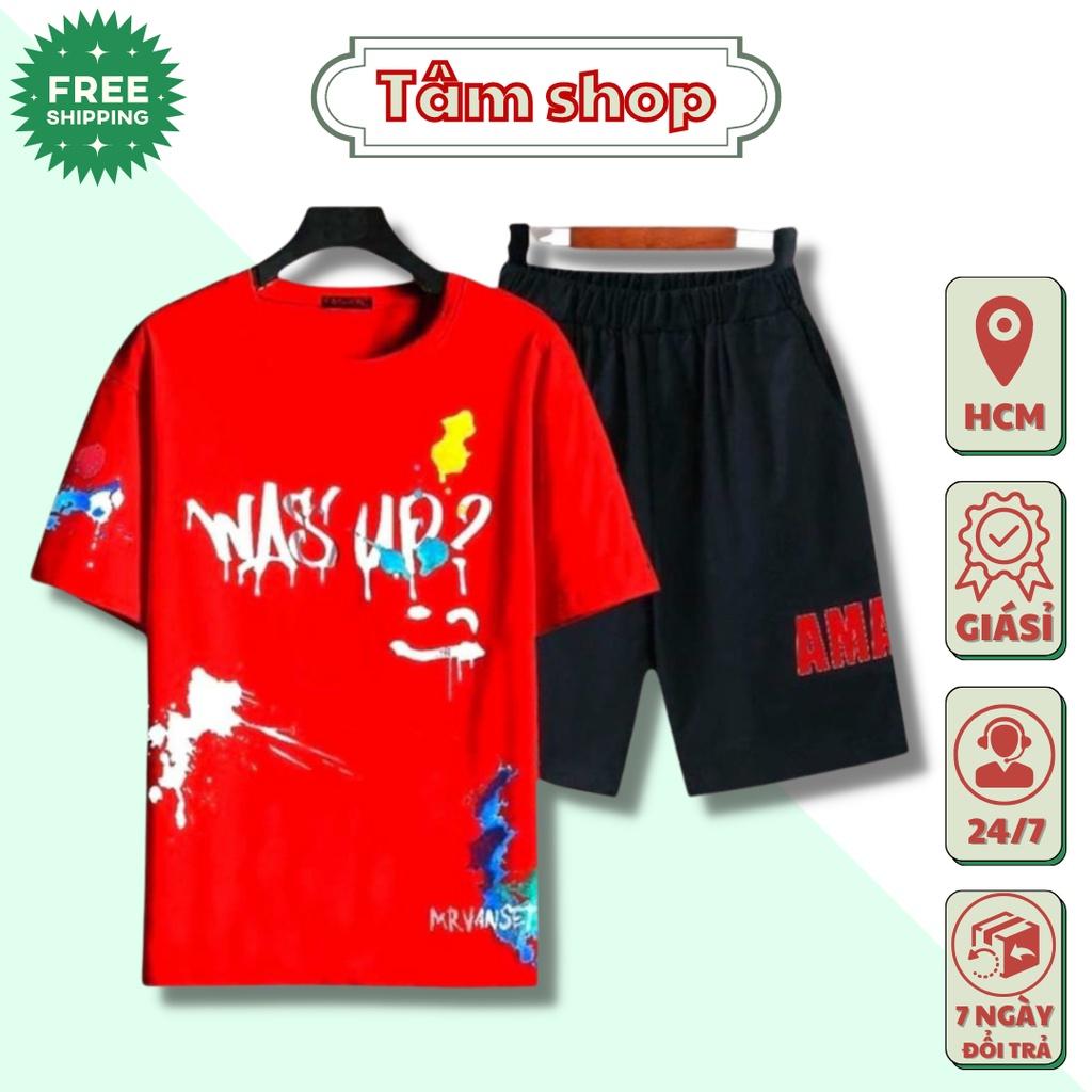 Đồ Bộ Thể Thao Nam Nữ WAS UP - Set Quần Áo bốn mùa đẹp cao cấp mặc nhà đi chơi thoải mái 02