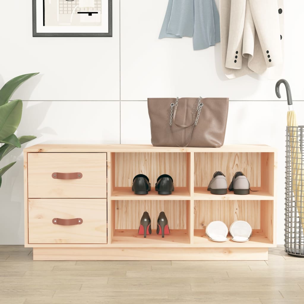 Kệ giày gỗ thông CTGTKG3 Tundo 100 x 34 x 45 cm