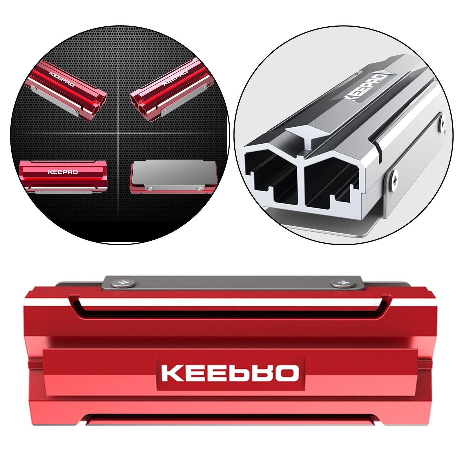 Aluminum Heatsinks Double-Sided Design for 2280 SSD Solid State Disk PC Red