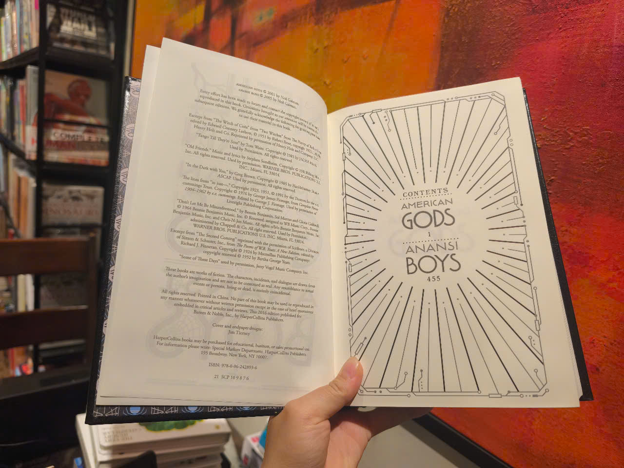 Sách - American Gods and Anansi Boys by Neil Gaiman/Bìa cứng/Tiểu thuyết Fantassy tiếng Anh