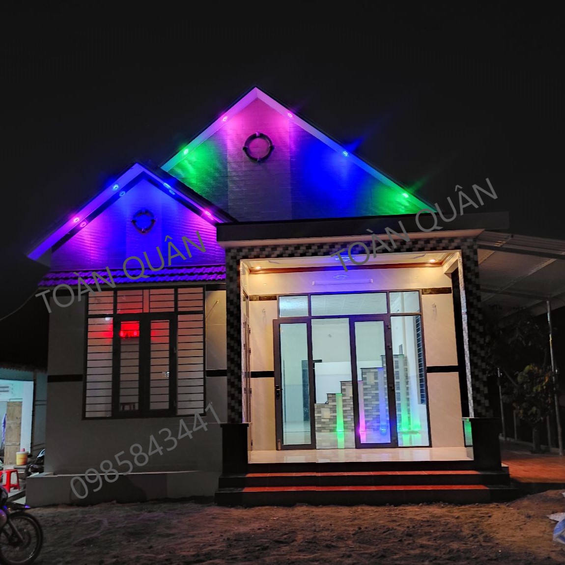 Đèn LED ÂM TRẦN VIỀN MÀU 3 chế độ 3W+3W