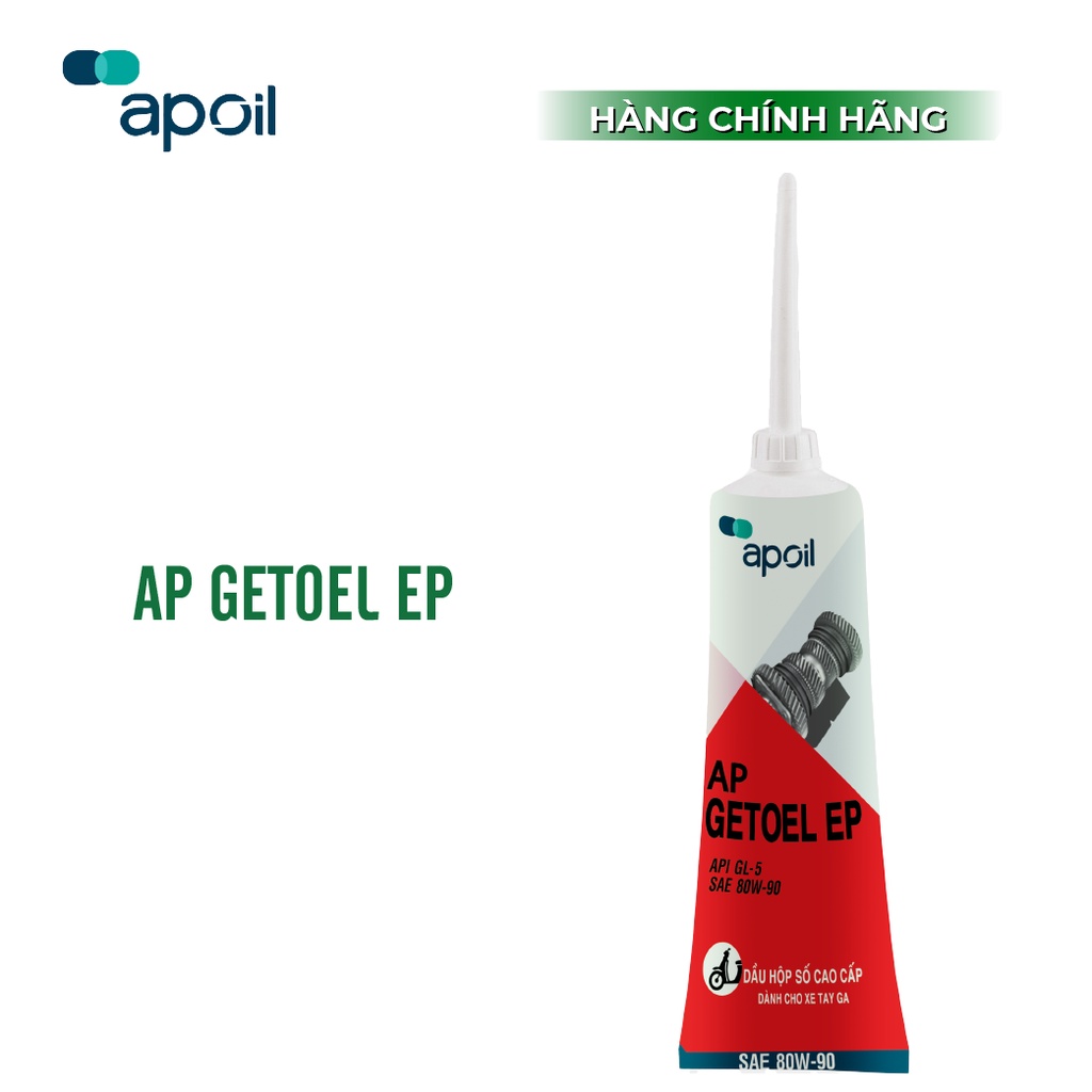 Nhớt số xe ga AP OIL - AP Getoel EP GL5 80W-90_Dung tích 120ml