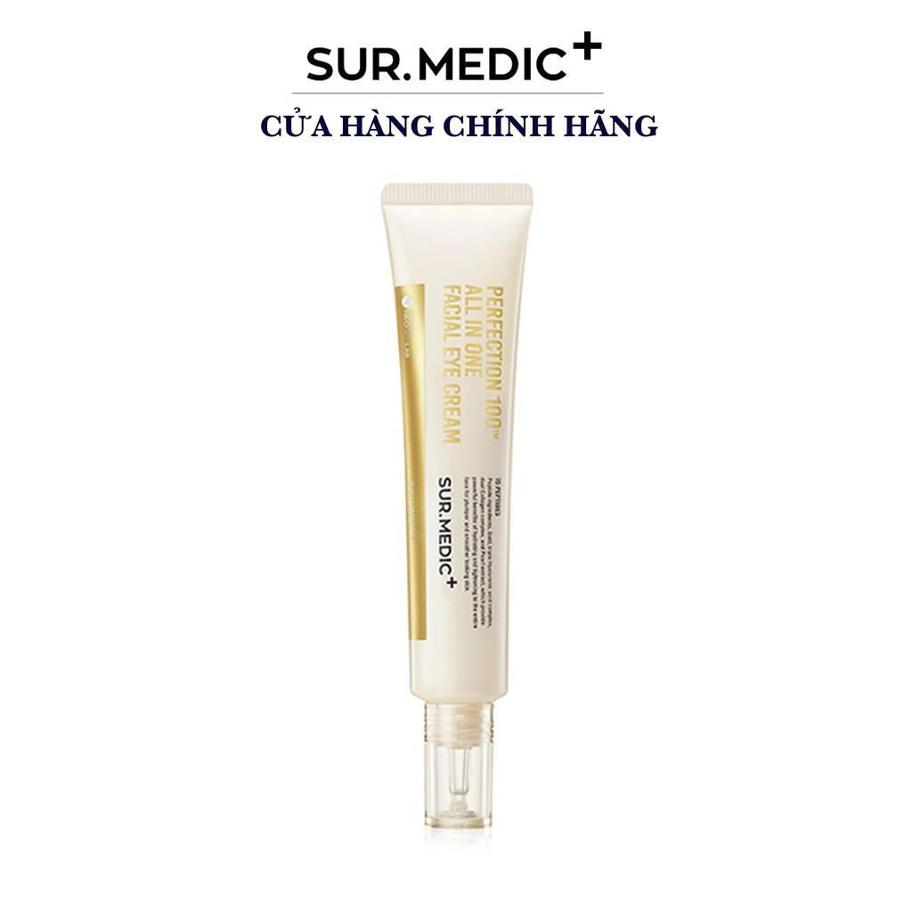 Kem Giảm Thâm Mắt Xoá Mờ Nếp Nhăn SURMEDIC Perfection 100tm All In One Facial Eye Cream 35ml